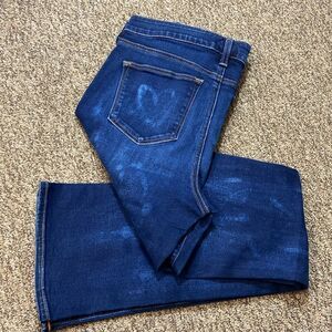 SUPER RARE SPANX BY SARA GLAKELY 5 POCKET SLIM BOOT STRETCH JEANS SIZE 30 UNISEX